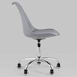 Офисный стул на металлическом основании EGGERY Grey пластик варинант исполнения - 2 | Loft Concept в Костроме