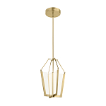  Подвесной светильник золотого цвета в форме фонаря Kichler варинант исполнения - 1 | Loft Concept в Костроме