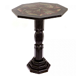 Кофейный стол из натуральных камней Змеевик и Яшма Natural Stone Tables варинант исполнения - 3 | Loft Concept в Костроме