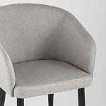 Мягкое кресло на металлических ножках Shaggy Grey варинант исполнения - 6 | Loft Concept в Костроме