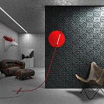 Гипсовая 3D Панель M-37 варинант исполнения - 2 | Loft Concept в Костроме