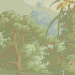 Обои ручная роспись Le Brésil Pastel варинант исполнения - 2 | Loft Concept в Костроме