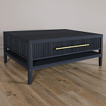 Кофейный стол Primo с двумя ящиками Черный дуб варинант исполнения - 1 | Loft Concept в Костроме