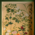 Обои ручная роспись Four Seasons Original colourway on painted Xuan paper with gold ombre варинант исполнения - 1 | Loft Concept в Костроме