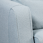 Диван Seldon с мягкими подушками голубое букле варинант исполнения - 2 | Loft Concept в Костроме