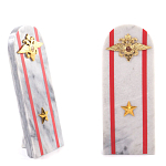Сувенир Погон МВД из натурального камня мрамор Souvenir Epaulets варинант исполнения - 5 | Loft Concept в Костроме