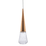 Подвесной светильник капля Acrylic Droplet Gold Hanging Lamp варинант исполнения - 1 | Loft Concept в Костроме