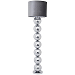 Торшер с основанием в виде металлических сфер Balance Floor Lamp Chrome варинант исполнения - 1 | Loft Concept в Костроме