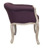 Кресло низкое в стиле прованс Louis French Armchair violet flax варинант исполнения - 1 | Loft Concept в Костроме