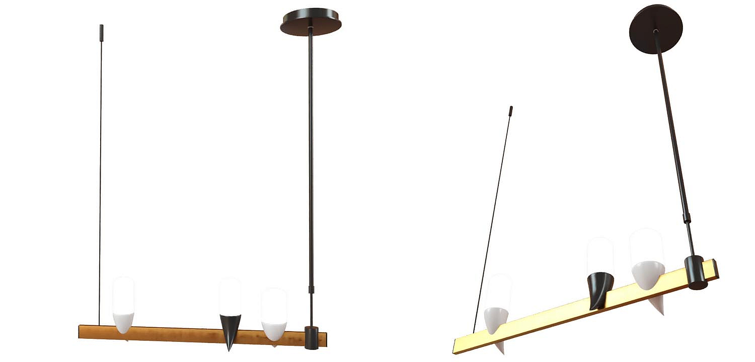 Люстра Ebenezer Chandelier Linear black 60 Люстра Ebenezer Chandelier Linear black 60 - Loft-Concept в Костроме