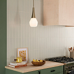 Подвесной светильник каплевидной формы с комбинированным плафоном из стали и белого матового стекла Kichler варинант исполнения - 15 | Loft Concept в Костроме