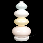 Настольная лампа из стеклянных сфер в пастельных тонах Высота 40 см Pastel Lunaria варинант исполнения - 1 | Loft Concept в Костроме