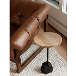 Двухместный диван Duncan винтажная коричневая кожа варинант исполнения - 7 | Loft Concept в Костроме