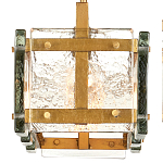 Люстра прямоугольная из толстого литого стекла Cast Glass варинант исполнения - 4 | Loft Concept в Костроме