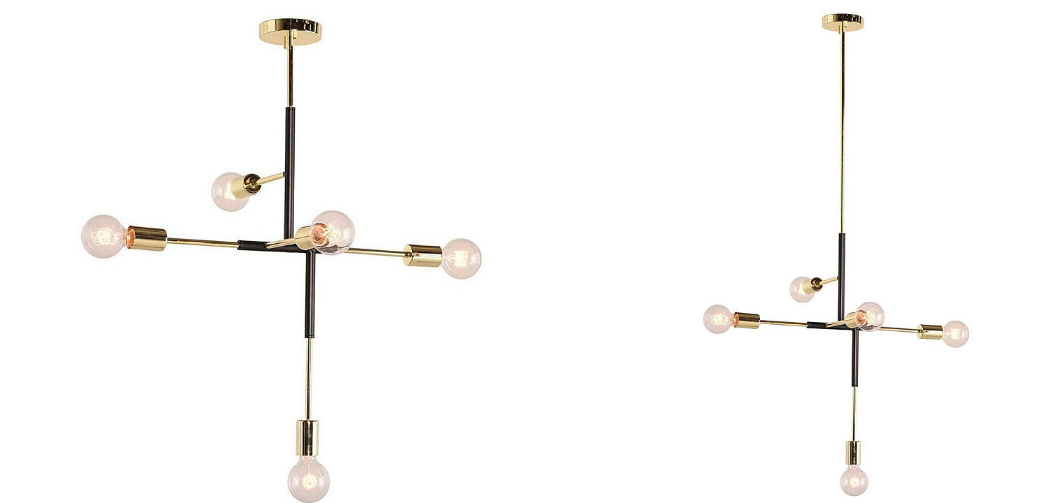 Люстра Atomium Chandelier black Люстра Atomium Chandelier black - Loft-Concept в Костроме