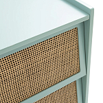 Комод с 3-мя ящиками из ротанга Blais Turquoise Wicker Furniture варинант исполнения - 4 | Loft Concept в Костроме