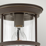 Потолочный светильник для ванных комнат со стеклянным плафоном и одной лампой Hinkley варинант исполнения - 10 | Loft Concept в Костроме