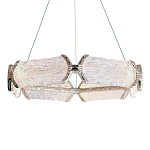 Люстра кольцевая с текстурным природным рисунком IceFlame варинант исполнения - 9 | Loft Concept в Костроме