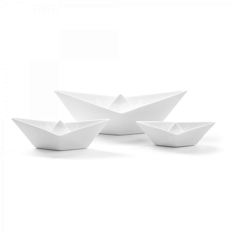 Статуэтка Seletti Memorabilia My Boats - 3 PCS Белый Статуэтка Seletti Memorabilia My Boats - 3 PCS Белый в Костроме | Loft Concept