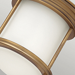 Потолочный светильник для ванных комнат с цилиндрическим стеклянным плафоном и одной лампой Hinkley варинант исполнения - 12 | Loft Concept в Костроме