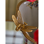 Ваза со стрекозой из фарфора с бронзовыми элементами Paradise Dragonfly варинант исполнения - 6 | Loft Concept в Костроме