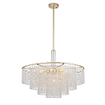 Люстра многоярусная с каскадами кристаллов Crystal Rains варинант исполнения - 3 | Loft Concept в Костроме