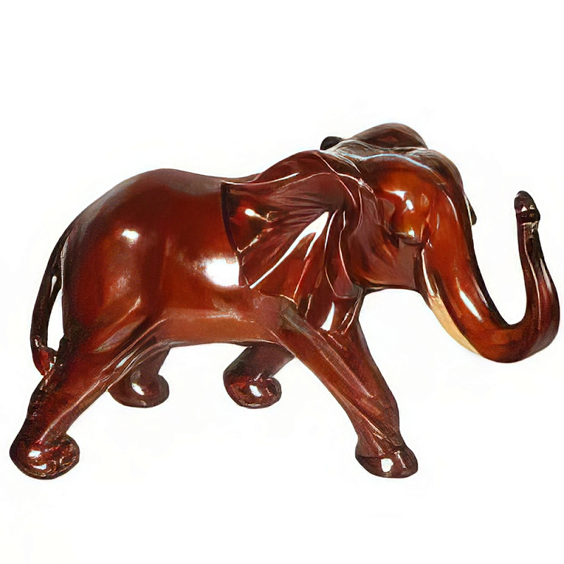 Статуэтка в виде слона Brown Elephant Коричневый Статуэтка в виде слона Brown Elephant Коричневый в Костроме | Loft Concept