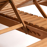 Шезлонг двухместный из эвкалипта Sunset варинант исполнения - 6 | Loft Concept в Костроме