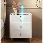 Умная прикроватная тумбочка c зарядкой для телефона Smart Furniture варинант исполнения - 2 | Loft Concept в Костроме