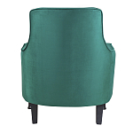 Кресло с мягкой обивкой из велюра на 4-х ножках из массива березы Scarlett Armchair green варинант исполнения - 3 | Loft Concept в Костроме