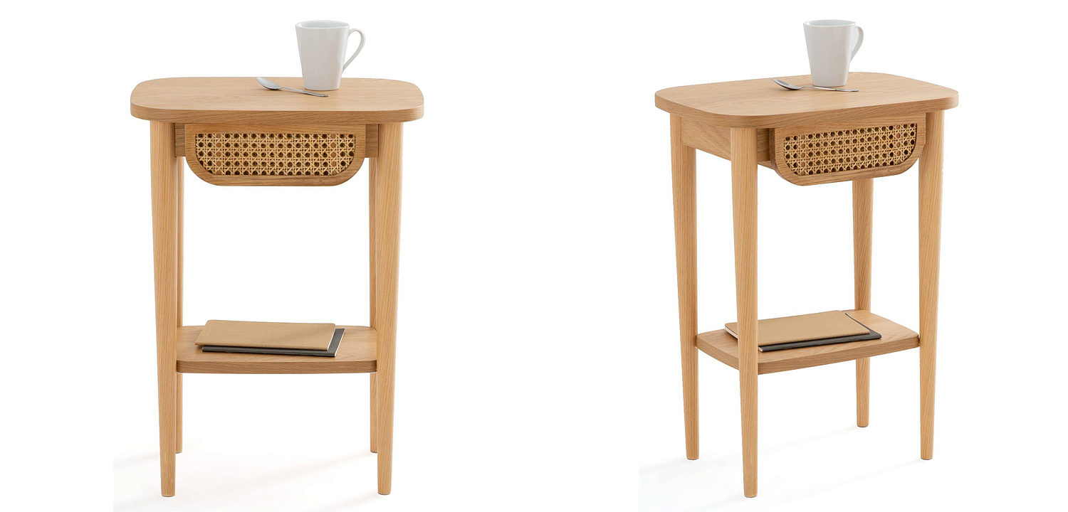 Приставной стол Morten Wicker Side Table Приставной стол Morten Wicker Side Table - Loft-Concept в Костроме