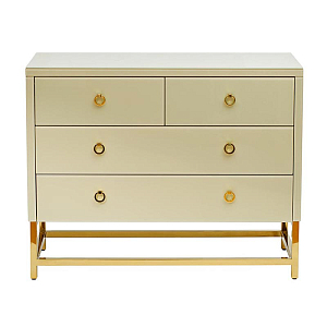Комод в стиле модерн Marinella Beige Commode Бежевый