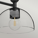 Люстра с 3-мя прозрачными полусферическими плафонами из стекла Alora Mood варинант исполнения - 9 | Loft Concept в Костроме