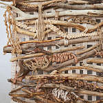 Большая Абстрактное Панно из веток и нитей Dryad Wall Art варинант исполнения - 2 | Loft Concept в Костроме