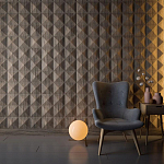 Гипсовая 3D панель с принтографией PM-104 варинант исполнения - 3 | Loft Concept в Костроме