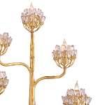 Бра золотое в виде растения Golden Flower Glade варинант исполнения - 1 | Loft Concept в Костроме