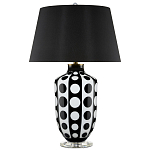 Настольная лампа черно-белый горох Interaction варинант исполнения - 3 | Loft Concept в Костроме
