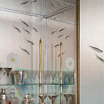 Обои ручная роспись Jakuchu Original colourway on Tarnished Silver gilded paper варинант исполнения - 2 | Loft Concept в Костроме