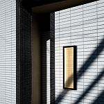 Светодиодное прямоугольное бра из металла черного цвета Lattice Lux варинант исполнения - 9 | Loft Concept в Костроме