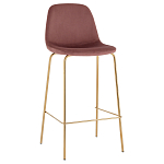 Барный стул на золотистых ножках VENDRAMIN Pink варинант исполнения - 1 | Loft Concept в Костроме