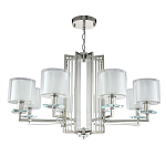 Люстра с 8-ю цилиндрическими плафонами из стекла Laurent варинант исполнения - 7 | Loft Concept в Костроме