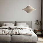 Подвесной вязаный бежевый светильник «Звезда Востока 01» варинант исполнения - 3 | Loft Concept в Костроме