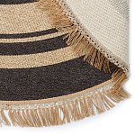 Ковер из комбинированного состава с узором Circles of goodness варинант исполнения - 4 | Loft Concept в Костроме