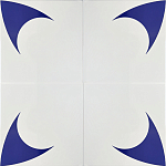 Дизайнерская плитка с узором Комета 2 варинант исполнения - 1 | Loft Concept в Костроме