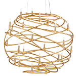 Люстра золотая в форме спирали Fancy Pattern варинант исполнения - 2 | Loft Concept в Костроме