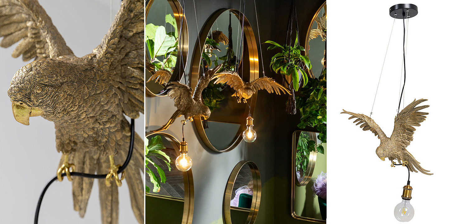 Подвесной Светильник Золотой Попугай Golden Parrot Подвесной Светильник Золотой Попугай Golden Parrot - Loft-Concept в Костроме