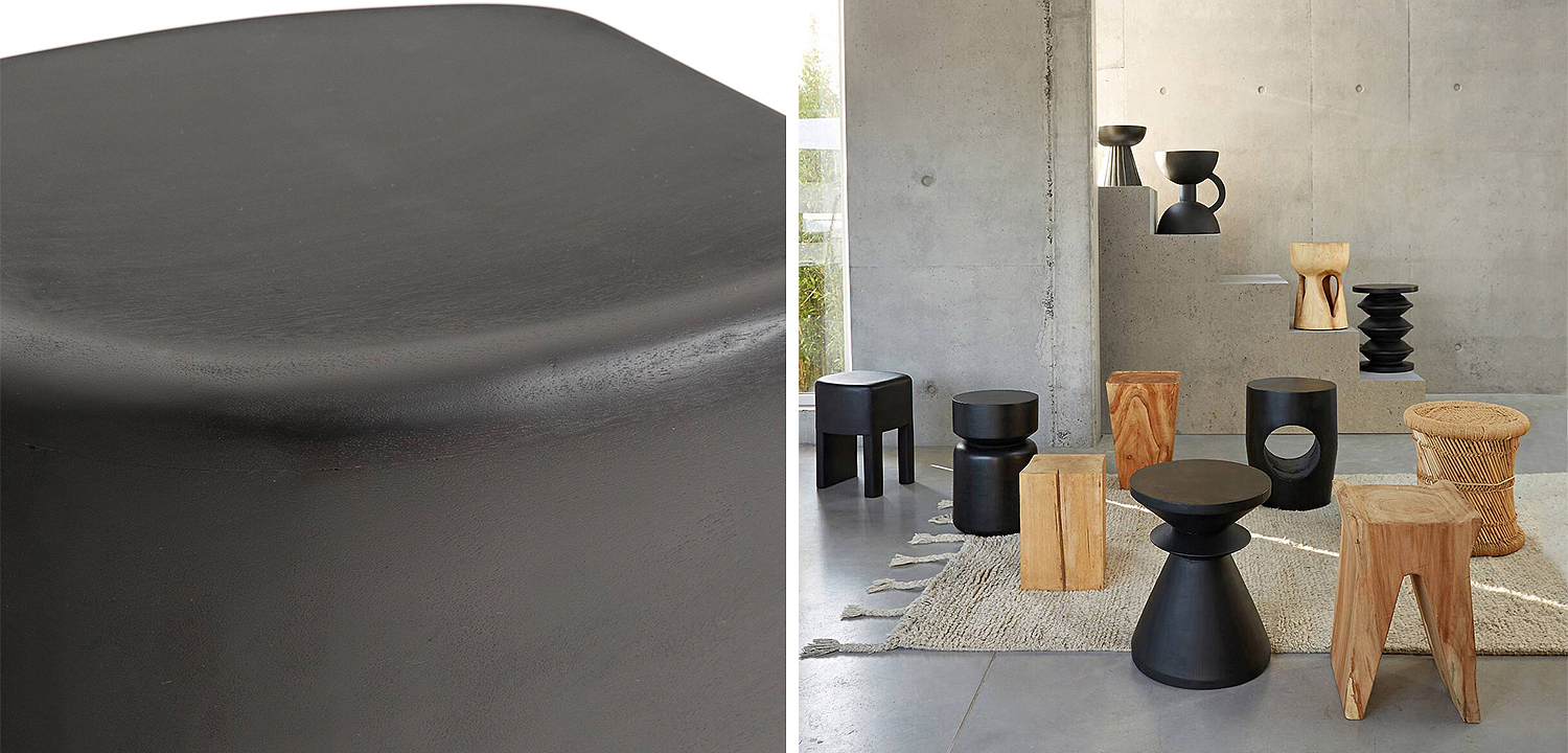 Приставной стол Mordred Mango Black Side Table Приставной стол Mordred Mango Black Side Table - Loft-Concept в Костроме