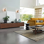 Фигурный приставной столик черного цвета AMORPHOUS варинант исполнения - 8 | Loft Concept в Костроме