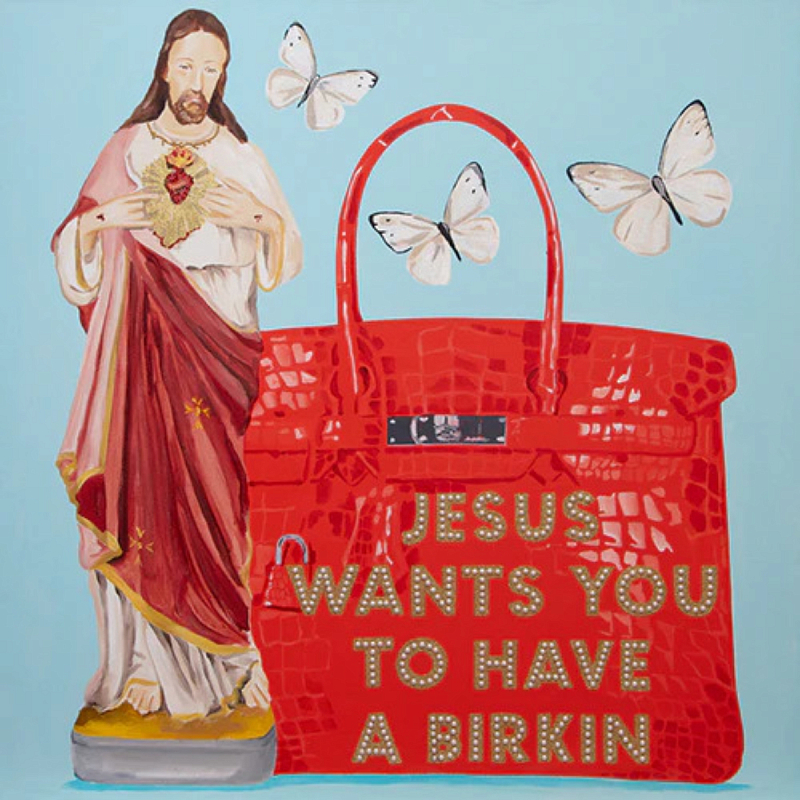 Картина Jesus Wants You To Have a Birkin Мульти Картина Jesus Wants You To Have a Birkin Мульти в Костроме | Loft Concept