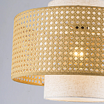 Торшер с декоративным поясом из плетеного бамбука Biuloggicu варинант исполнения - 8 | Loft Concept в Костроме